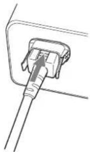 SONY VMI-40MD - Raccordement du cordon d'alimentation - 2