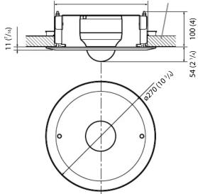 11 (l/4) 100 (4) 54 (2 l/4) Ø20 (10^1/4)