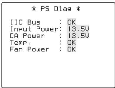 SONY WLL-RX55 - Page 14 : Auto-diagnostic du bloc d'alimentation - 1