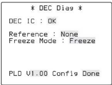 SONY WLL-RX55 - Page 11 : Auto-diagnostic de la carte DEC - 1