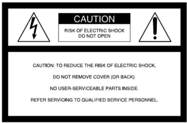 SONY DSR-45P - WARNING - 1