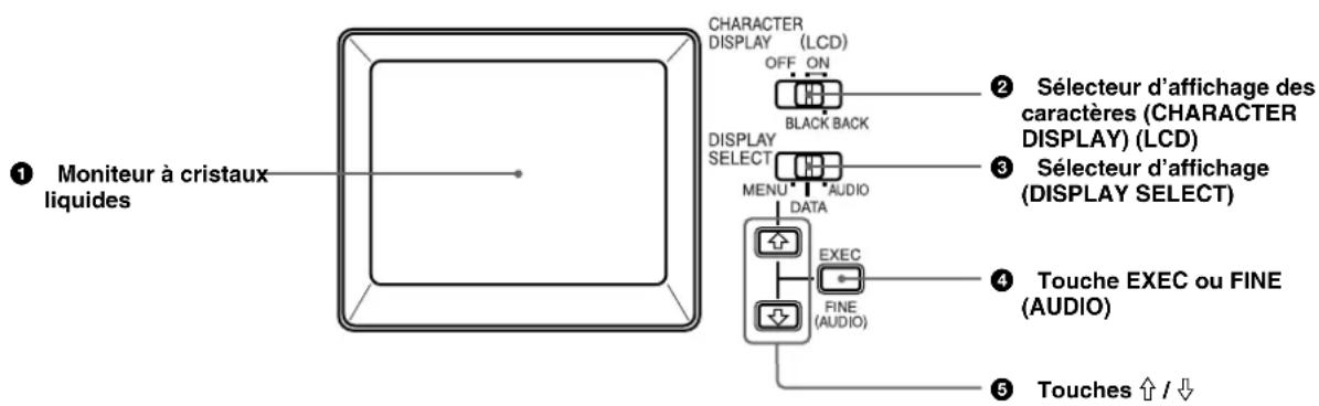 SONY DSR-45P - Section de I'écran du moniteur - 1