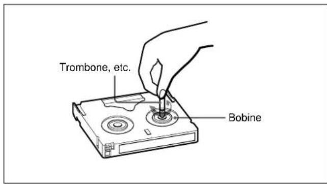 SONY DSR-45P - Vérification de la tension d'une bande - 1