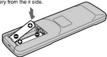 SONY DSR-45P - Battery installation - 2