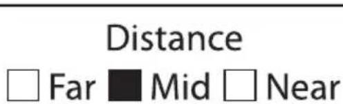 SONY STW-C140S - Réglage de la distance - 1