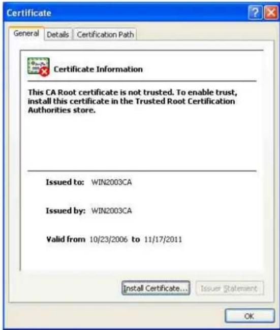 SONY SNC-ZP550 - Comment installer le certificat CA - 1