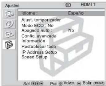 SONY FWD-32LX2F - Ajustes Le permite ajustar/cambiar - 2