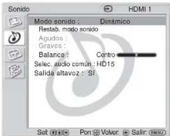SONY FWD-32LX2F - Ajustes Le permite ajustar/cambiar - 2