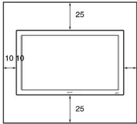 SONY FWD-32LX2F - Installazione con il supporto per monitor - 3