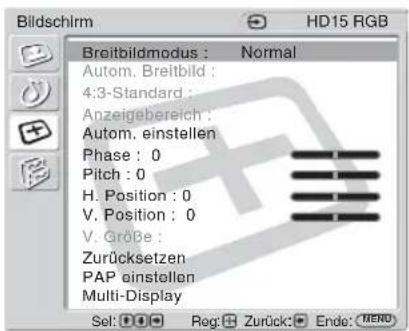 SONY FWD-32LX2F - Bei einem PC als Eingangsquelle - 1
