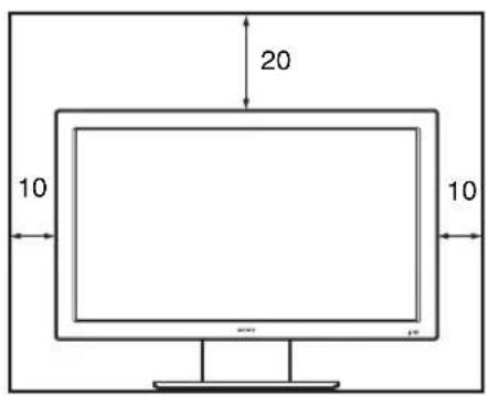 SONY FWD-32LX2F - Installazione con il supporto per monitor - 1