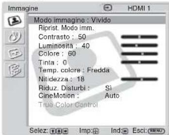 SONY FWD-32LX2F - Impostazioni Consente di impostare/modificare - 1