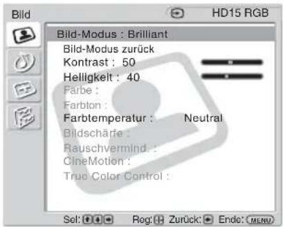 SONY FWD-32LX2F - Bei einem PC als Eingangsquelle - 1