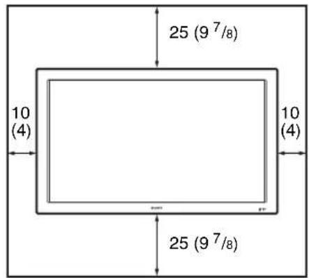 SONY FWD-32LX2F - When using the display stand - 3