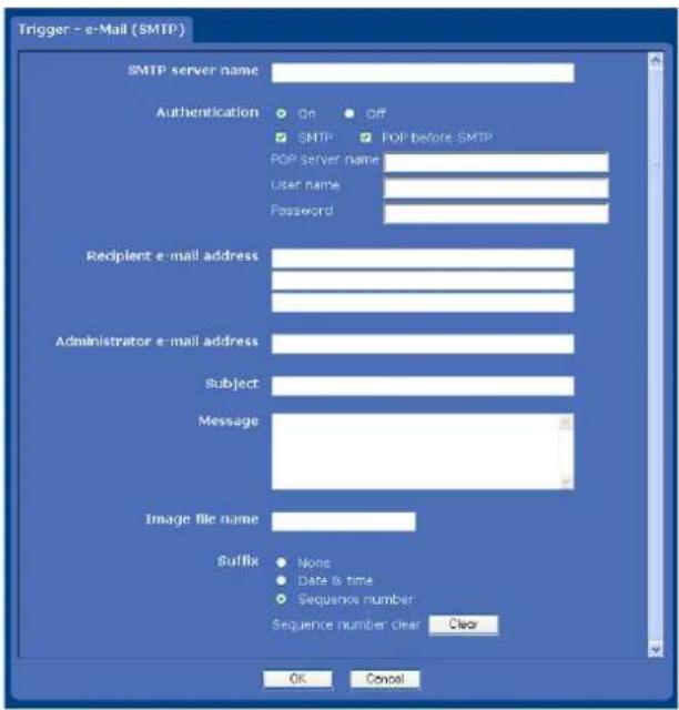 SONY SNC-RX530P - e-Mail (SMTP) - 1