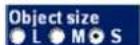 SONY SNC-RX550P - Object size - 1