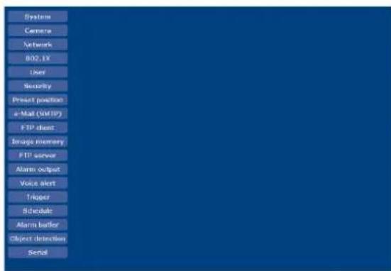 SONY SNC-RX550P - Afficher directement le menu Administrator - 2