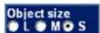 SONY SNC-RX550P - Object size - 1