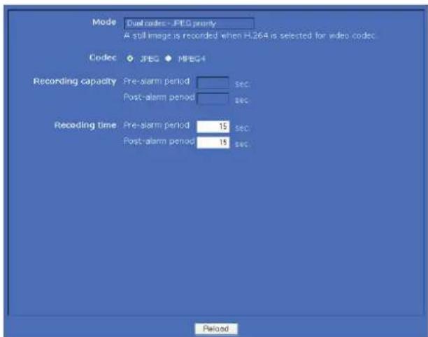 SONY SNC-RX550P - Lorsque you cliquez sur dans demenu - 1