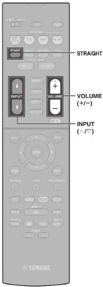 YAMAHA TSR-5830 - Encender y apagar (espera) la unidad - 6