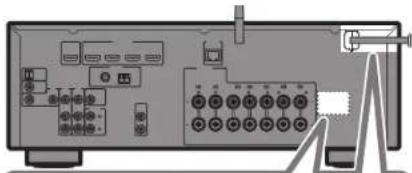 YAMAHA TSR-5830 - Conectar el cable de alimentación a una toma de CA y encender la unidad - 1