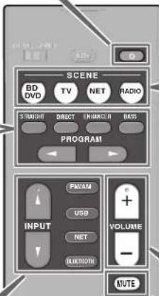 YAMAHA TSR-5830 - Encender y apagar (espera) la unidad - 1