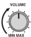 YAMAHA TSR-5830 - Turn on the subwoofer and set the volume to half. - 1