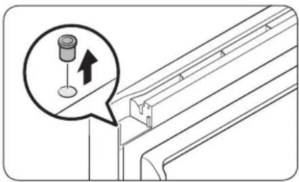 SAMSUNG RT18DG6300SR - STEP 3 Reverse the auto closer (freezer door only) - 2