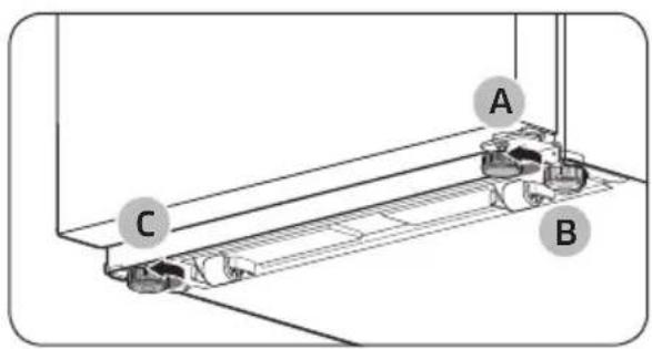 SAMSUNG RT18DG6300SR - STEP 3 Leveling the refrigerator - 1
