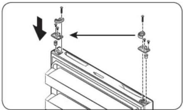 SAMSUNG RT18DG6300SR - STEP 3 Reverse the auto closer (freezer door only) - 1