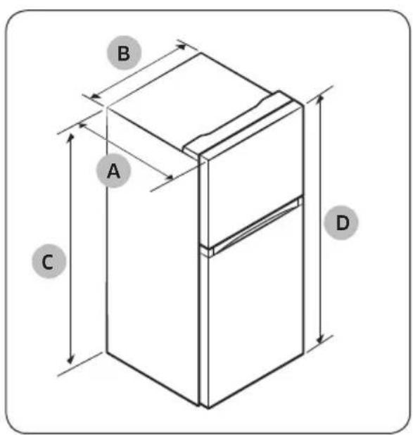 SAMSUNG RT18DG6300SR - Espacio libre - 1