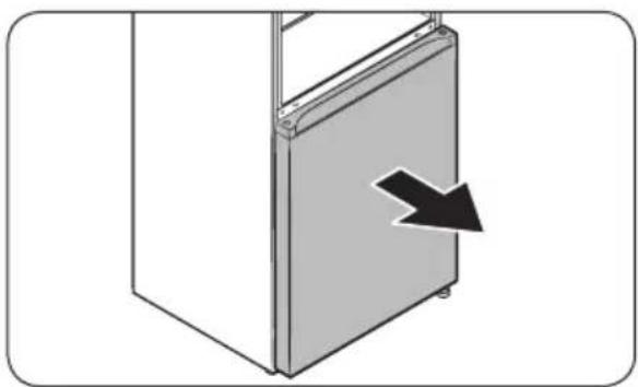SAMSUNG RT18DG6300SR - STEP 1 Remove the doors - 3