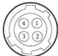 SONY AXS-R7 - ④Connecteur DC OUT (4 broches) - 1