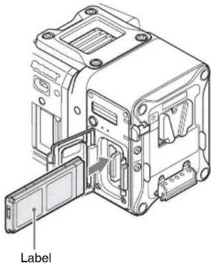 SONY AXS-R7 - Inserting an AXS Memory Card - 2