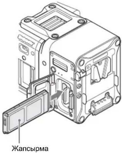 SONY AXS-R7 - AXS жад картасын салу - 2