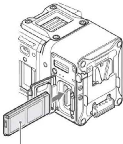 SONY AXS-R7 - Вставка карты памяти AXS - 2