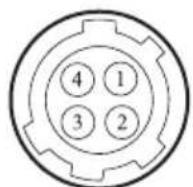 SONY AXS-R7 - ④ Conector DC OUT (4 contactos) - 1