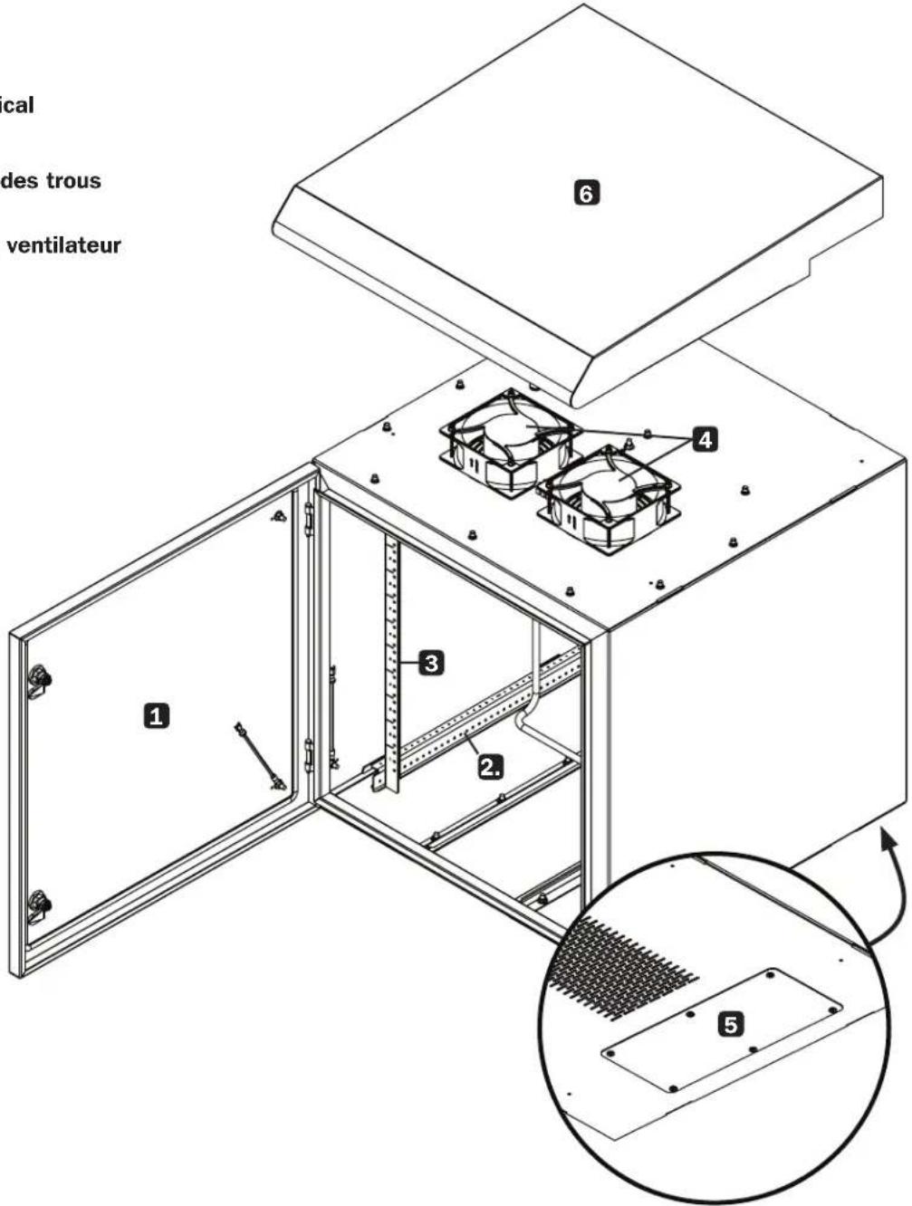 Tripp Lite SRN3RG6UDP - Identification des caractéristiques - 1