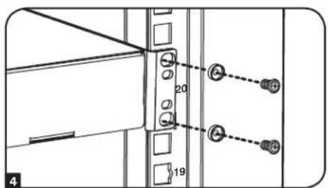 Tripp Lite SRQ18U - To Remove Cage Nuts, Reverse Steps 1-3 - 4