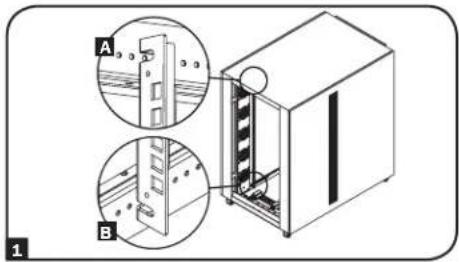Tripp Lite SRQ18U - Adjusting Mounting Rails - 1