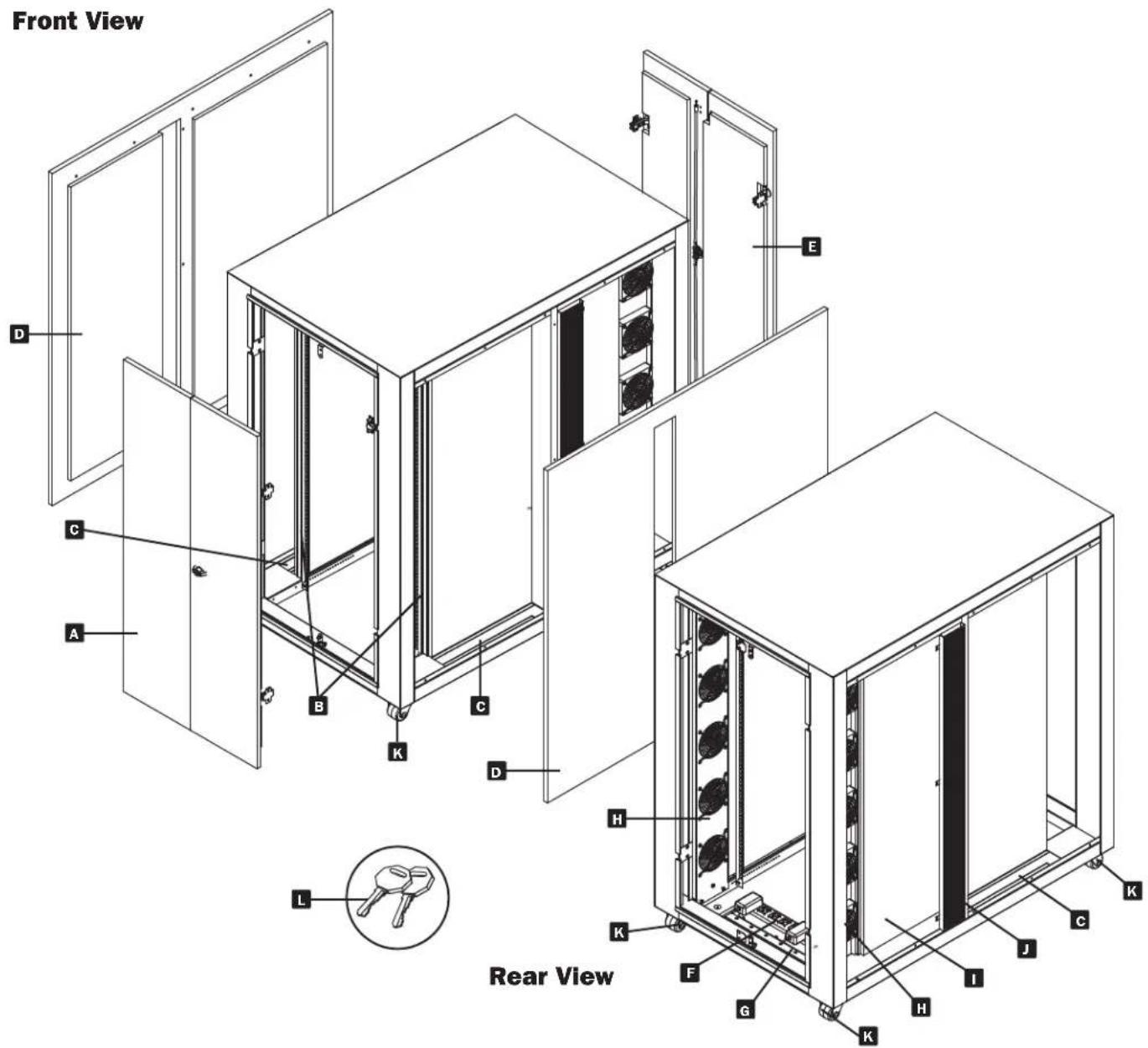 Tripp Lite SRQ18U - Feature Identification - 1