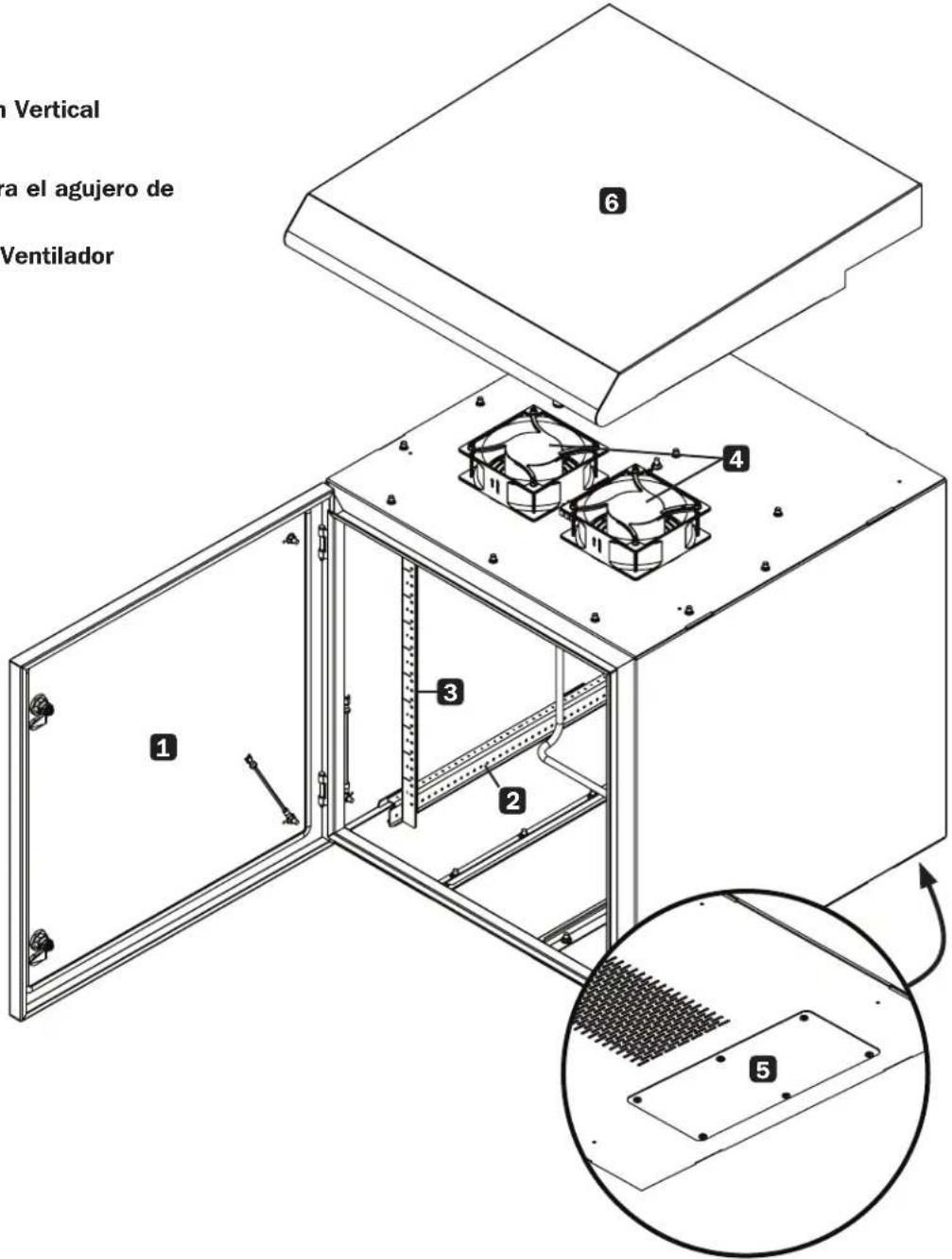 Tripp Lite SRN3RY6U - Identificación de Características - 1