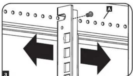 Tripp Lite SRQ24U - Adjusting Mounting Rails - 3