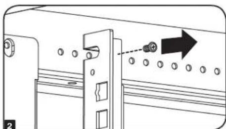 Tripp Lite SRQ24U - Réglage des rails de montage - 2