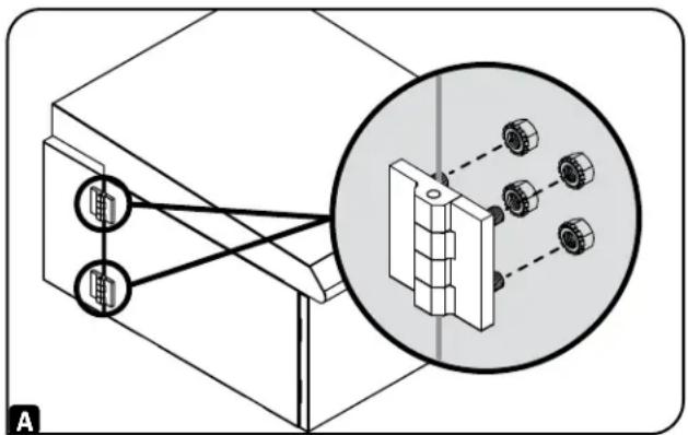 Tripp Lite SRN3RR12US - Instale el gabinete en los travesaños de la pared - 7