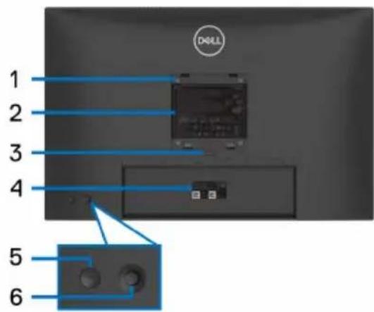 DELL P2425E - Vue arrière - 1