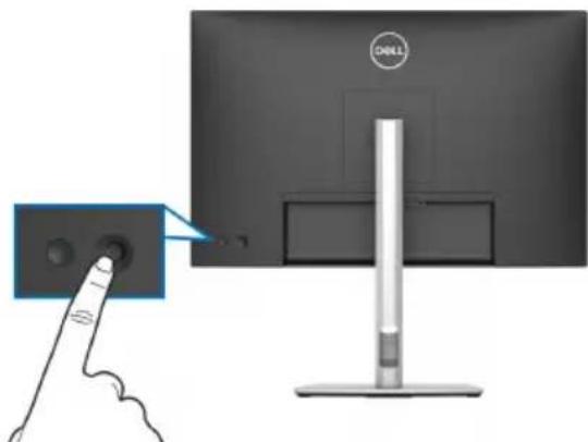 DELL P2425H - Utiliser la manette de contrôle - 1