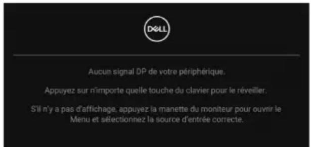 DELL P2425H - REMARQUE : Le message peut être légèrement différent selon les paramètres sélectionnés. - 6