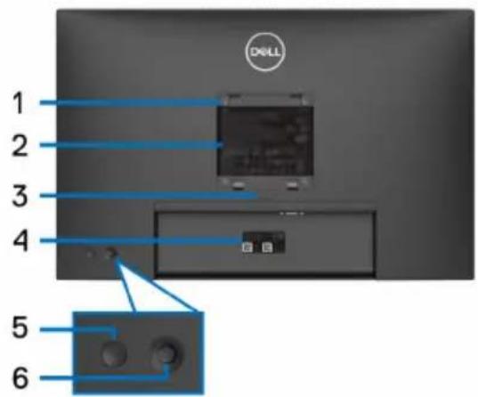 DELL P2425H - Vue arrière - 1