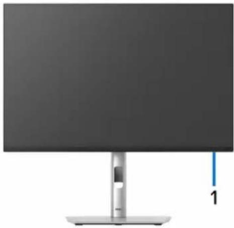 DELL P2425H - Identification des pièces et contrôles - 1